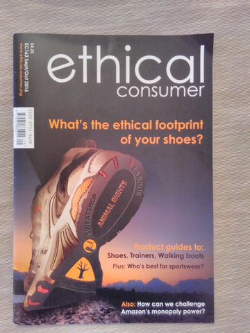 Ethical Consumer Magazine September 2016 my first copy in Dubai 