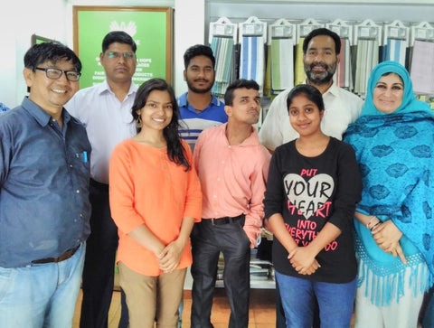 M.E.S.H Shop Dehli India, THE AMAZING M.E.S.H TEAM and Sabeena Ahmed visited April 2019