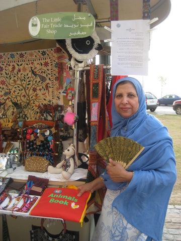 Meshar Mumtaz Bano visiting The Little Fair Trade Shop, Dubai, March 2011