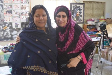 Sabeena Ahmed's interview with Mrs Nisreen at the Ra'ana Liaquat Craftman's Colony, Karachi, Pakistan (revisited 2015)