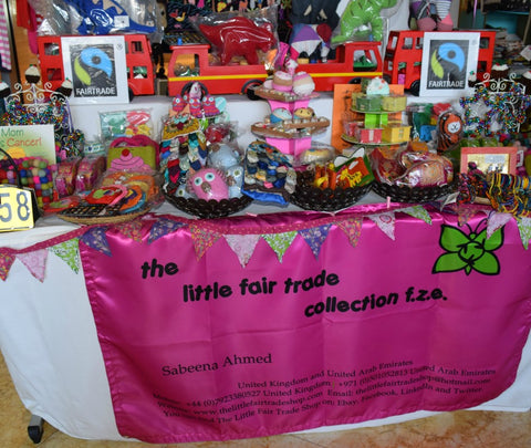 The Lilfairtrade Shop at the Pink Market Eithad Towers, Abu Dhabi October 2015 - Fairtrade and Breast Cancer Awareness