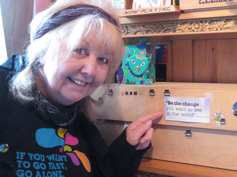 My Fair Trade Heroine the inspriational Rita Verity Director and Owner of Sonia's Smiles, Haworth, UK