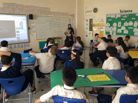 Star International School, Mirdif, Dubai UAE - fairtrade banana lesson plan with Sabeena Ahmed and The Little Fair Trade Shop