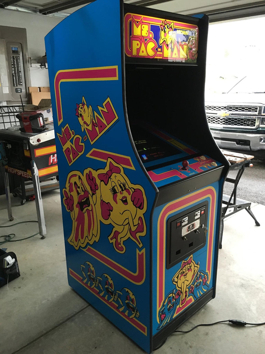 Ms Pac Man Full Side Art Kickplate Set Escape Pod Online