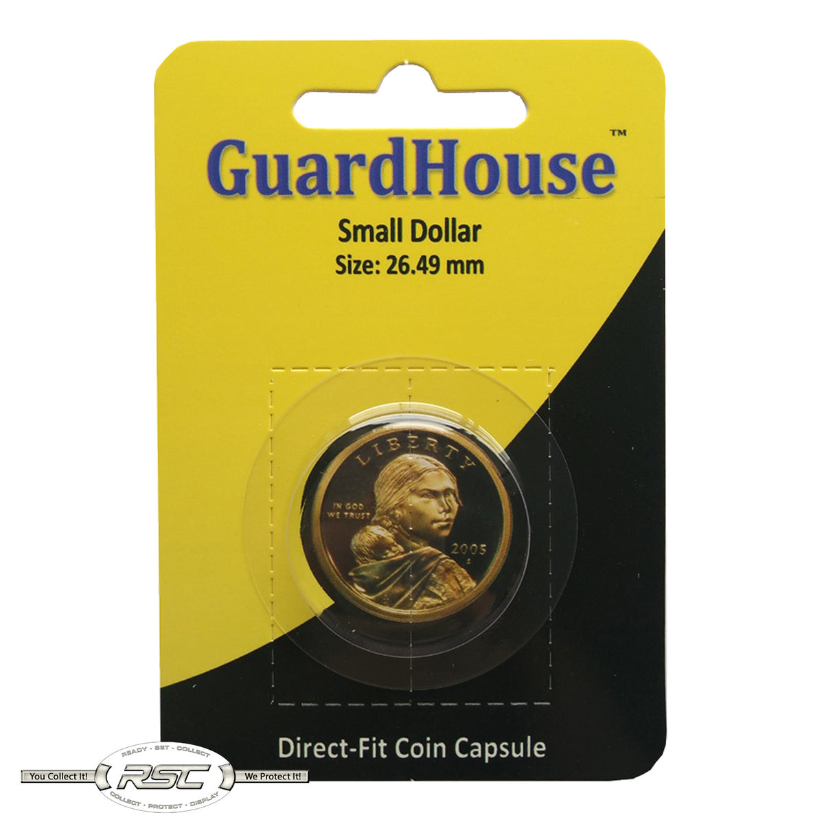 Sacajawea Dollar ~10 Direct Fit 26.49mm Coin Capsule For US Susan B Anthony