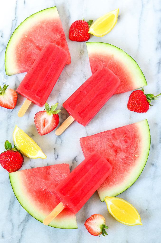 strawberry watermelon popsicle