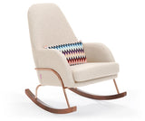 Monte Jackson Rocker - Oatmeal Italian Wool