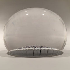 Rare Early Whitefriars Art Glass Paperweight Concentric Millefiori