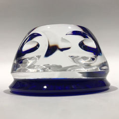 Franklin Mint Cristal D Albert Art Glass Paperweight George Washington Sulphide