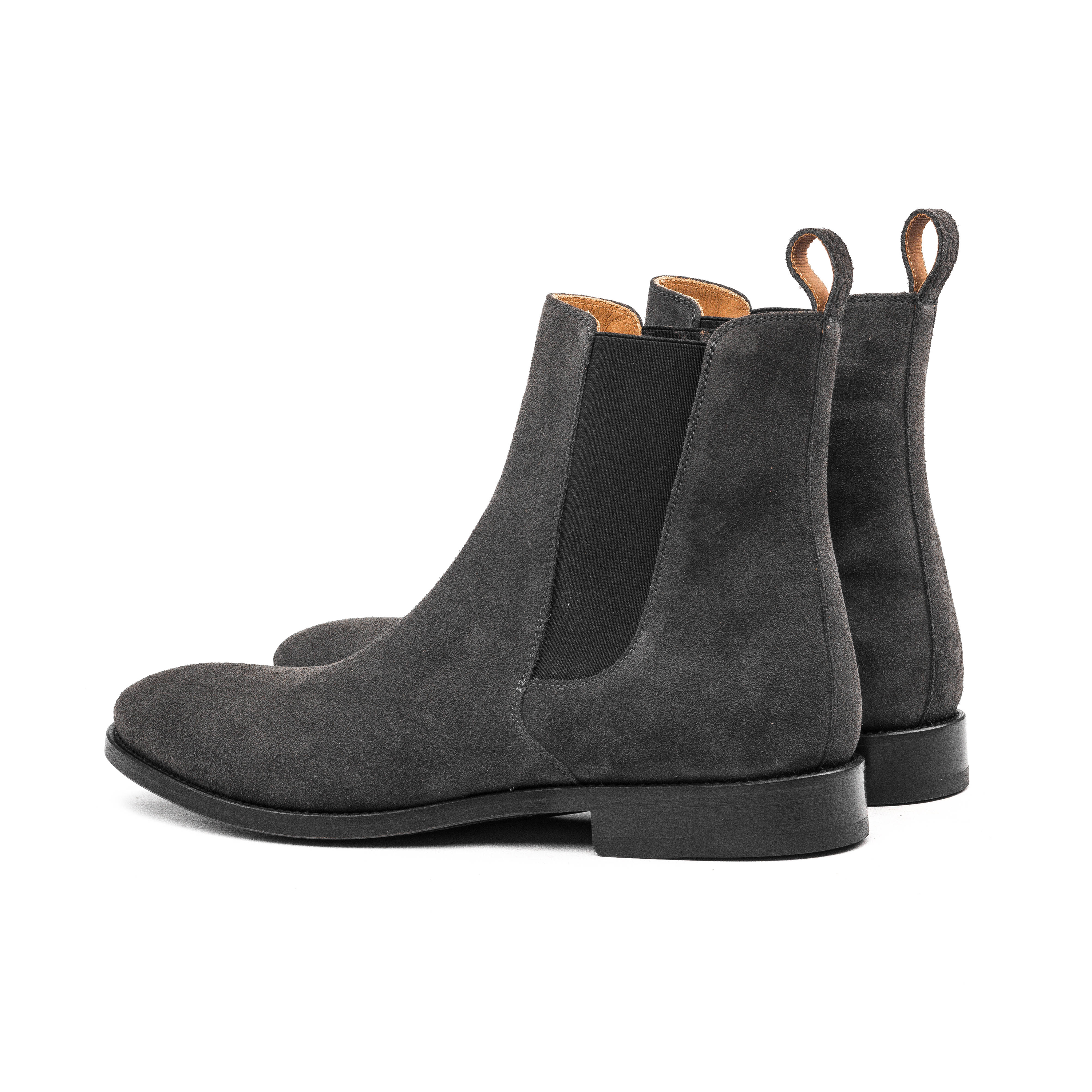 the classic grey chelsea boots