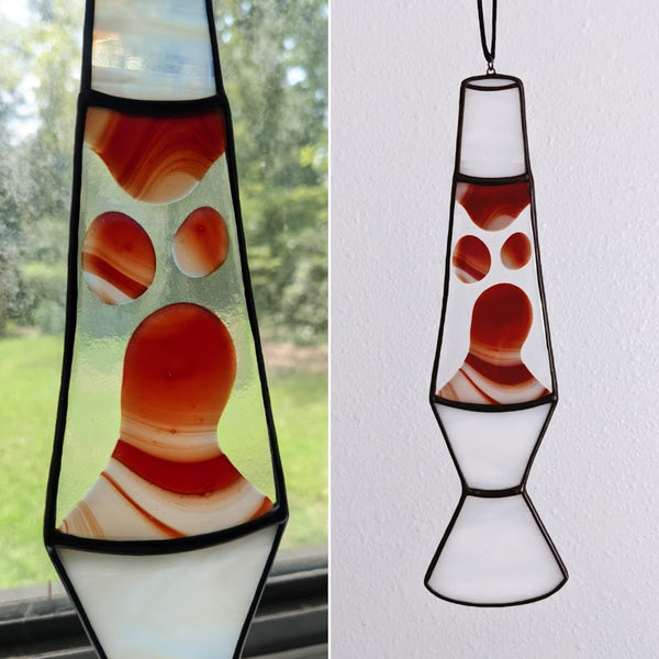 stained glass lava lamp