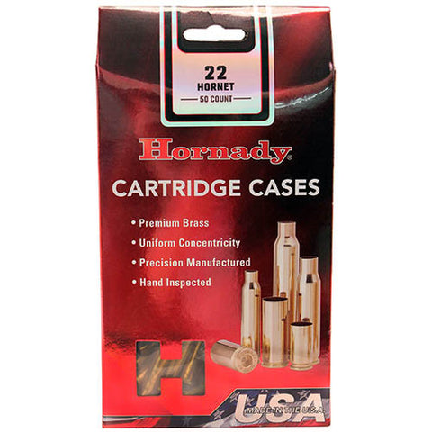 Hornady Unprimed Brass 22 Hornet (50)