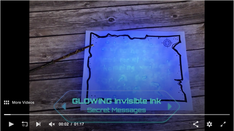 invisible ink at home activity