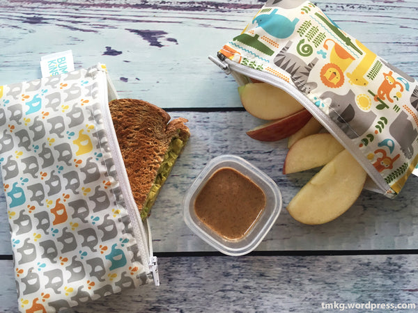 Avocado 'Turkey' Toast School Lunch Petit Collage Snack Bags