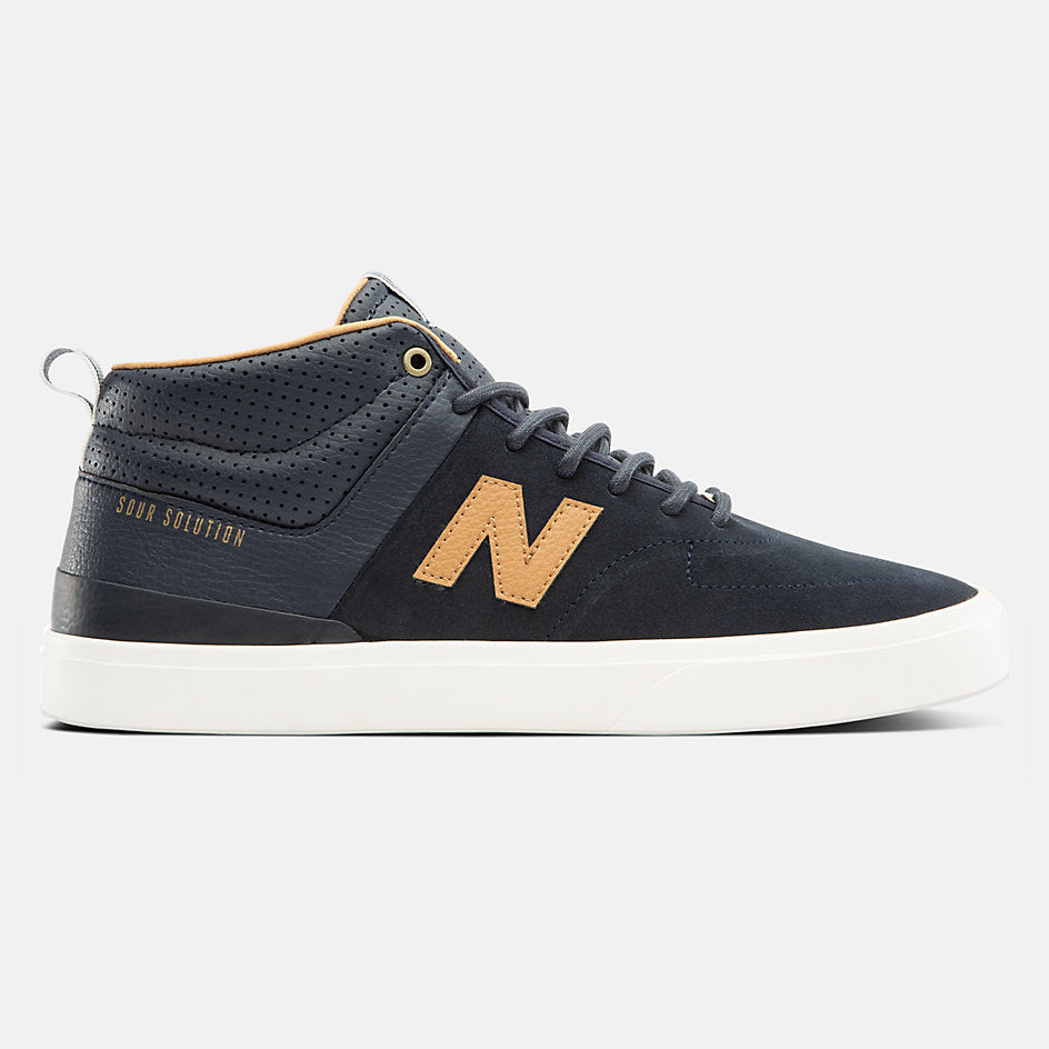 New Numeric 379 Mid Sour Solution Navy / Brown Initiate Skateboarding
