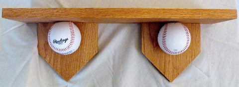 Baseball shelf for the man cave, kids room to show off your favorite team.