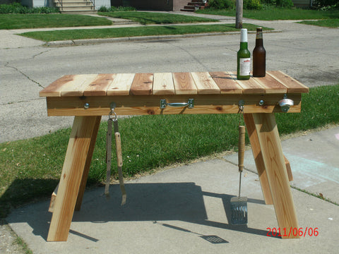 Folding Grill Table