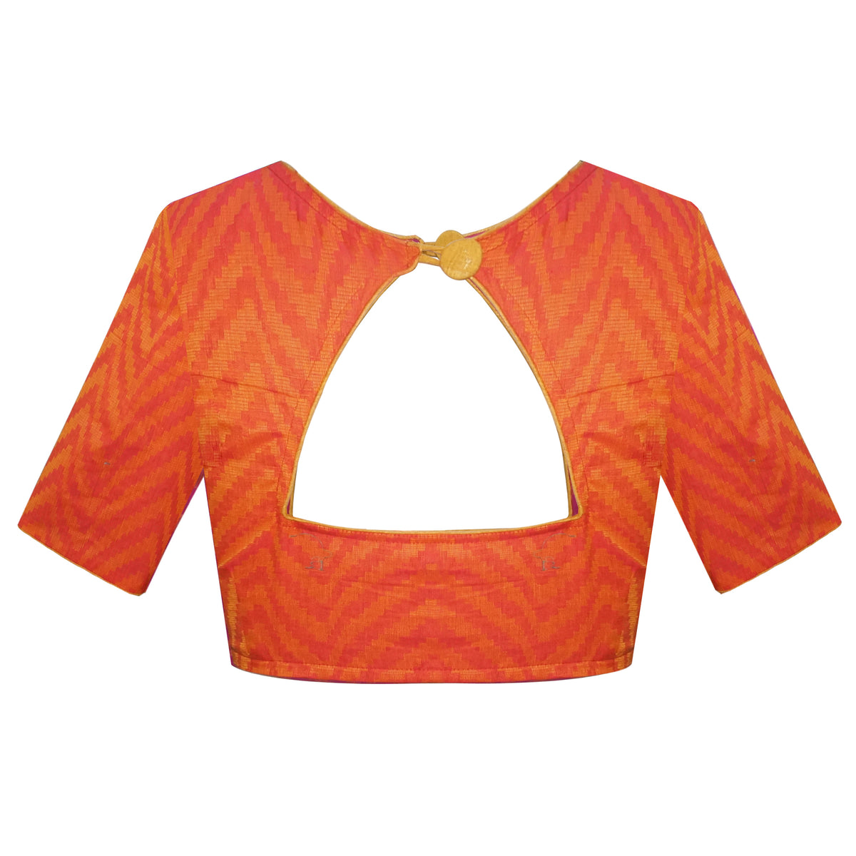 Boat Neck South cotton Jaquard Readymade Blouse – IMW CLOTHING AND ...