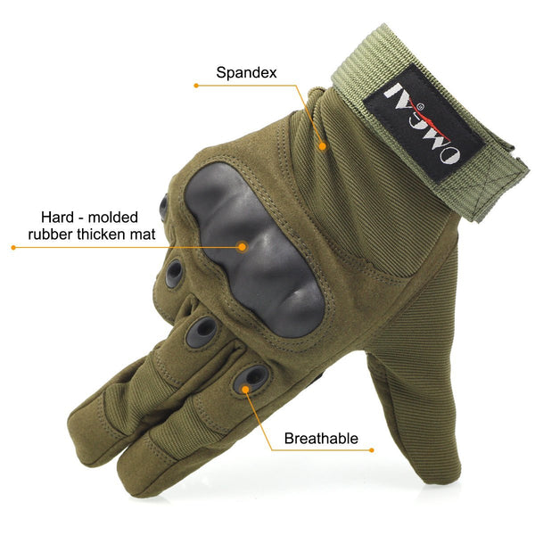  Special Full Finger Gloves for Motorcycle Hiking Outdoor Sports, OMGAI