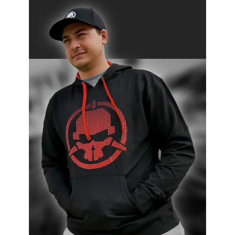 Rotor Riot Hoodie Black and Red - Small