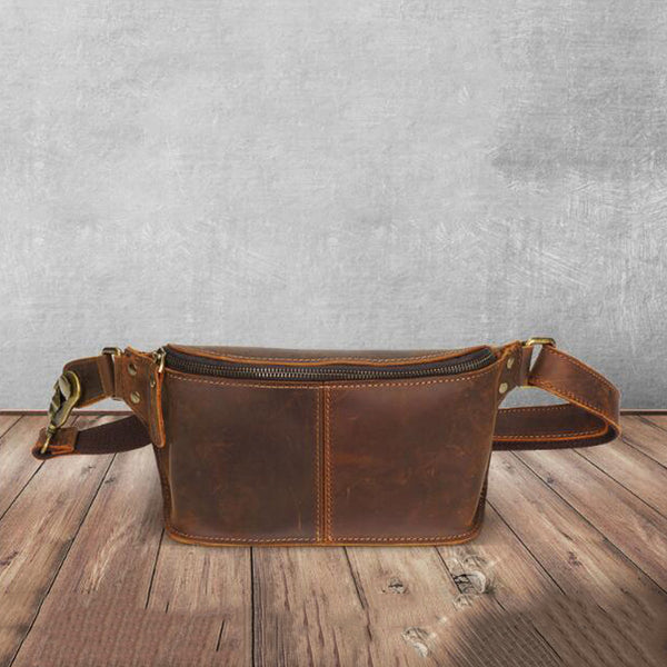 leather waist bag