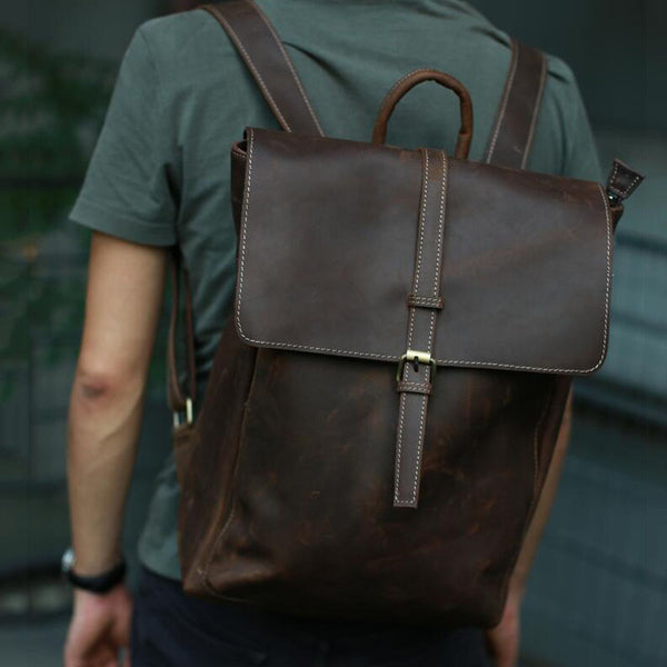 leather laptop briefcase for men