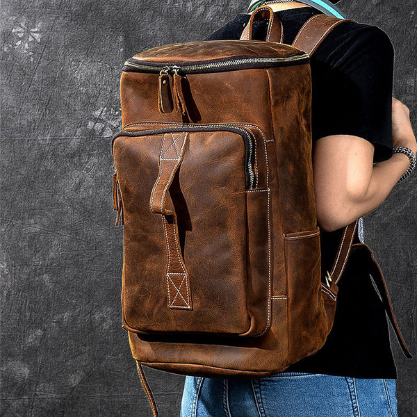 leather laptop travel bag