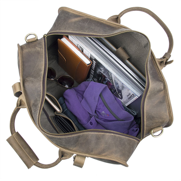 Cheap Designer Purses Mens Leather Travel Bag Business Travel Luggage – ROCKCOWLEATHERSTUDIO
