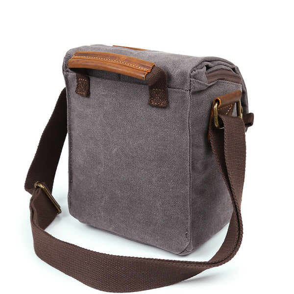 vintage canvas camera bag