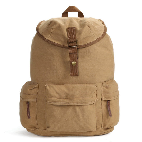 handmade waxed canvas backpack