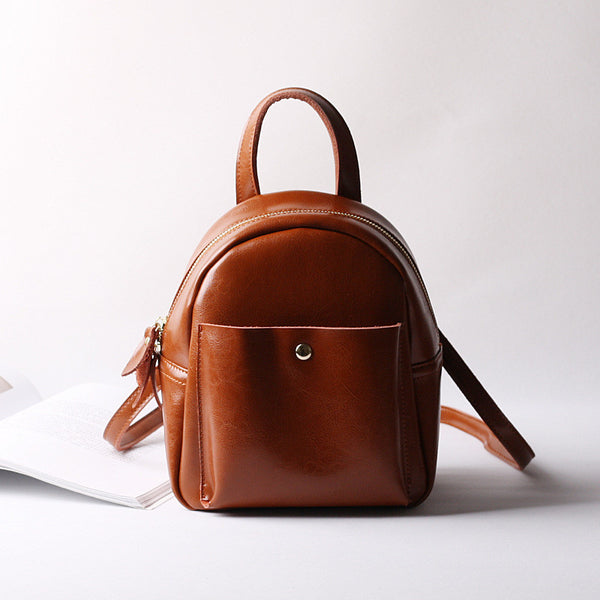 leather college bag for ladies