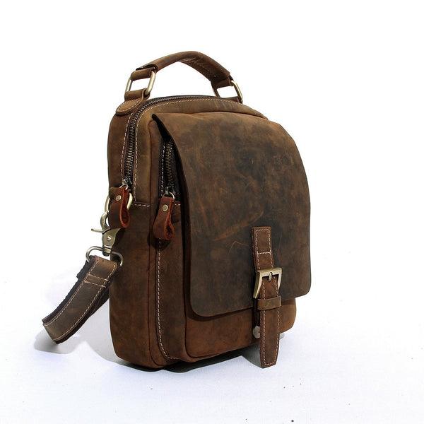 leather satchel messenger bag