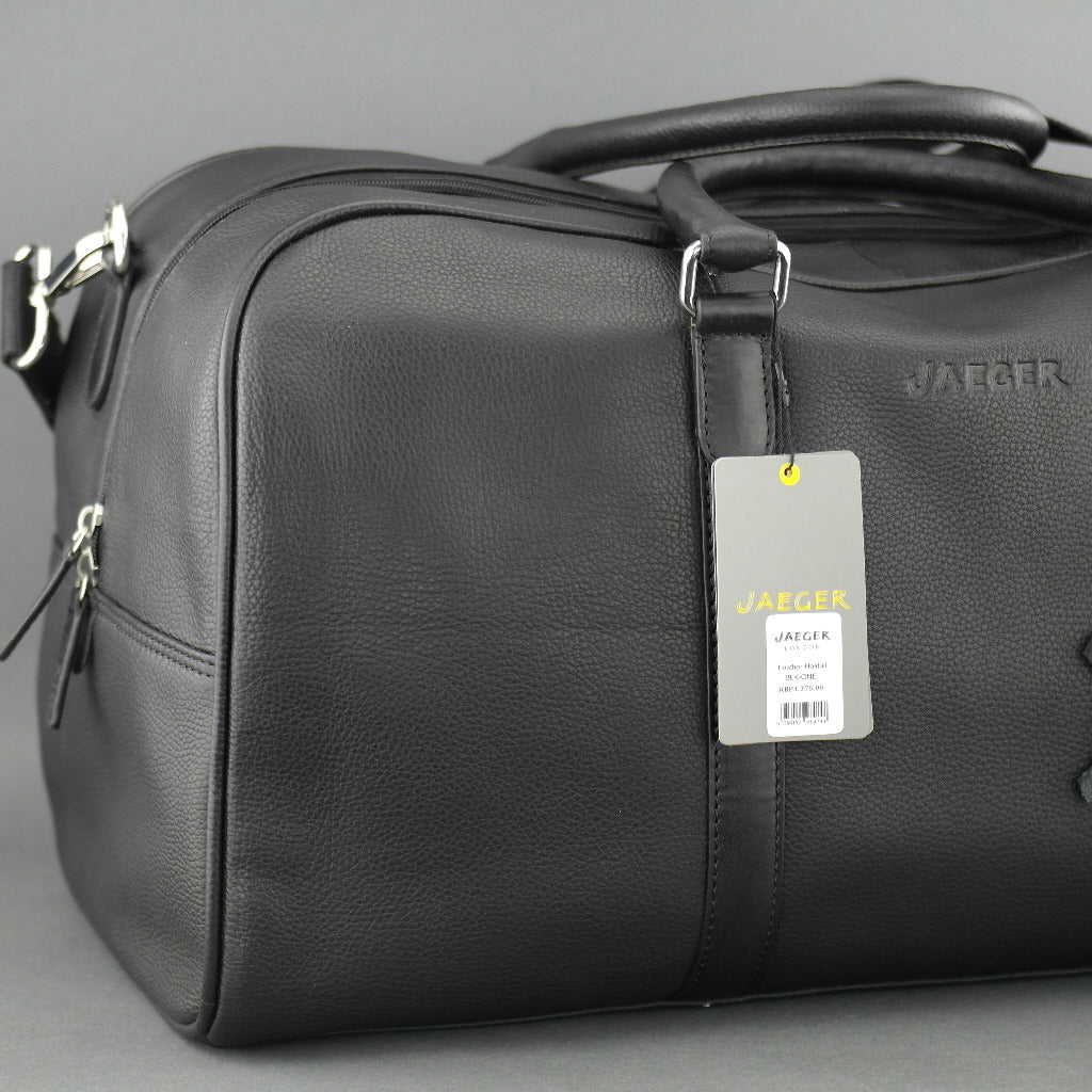 jaeger leather holdall