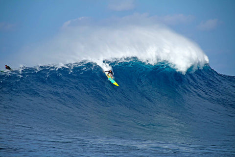 Paige Alms charging at Jaws 2016
