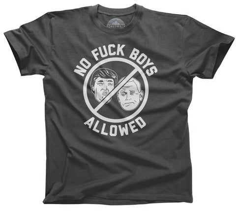 No Fuck Boys Allowed Anti Trump Shirt