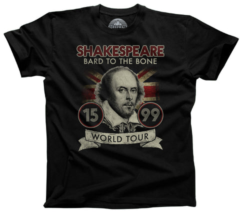 Bard to the Bone Grunge Rock and Roll Shakespeare Shirt