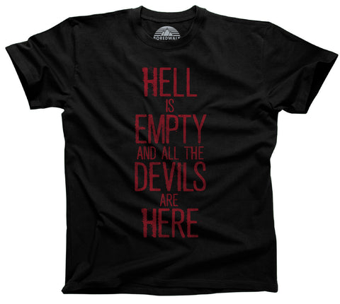 Hell is Empty and the Devils Are All Here Shakespeare Quote