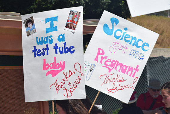 March For Science Posters - I Was A Test Tube Baby