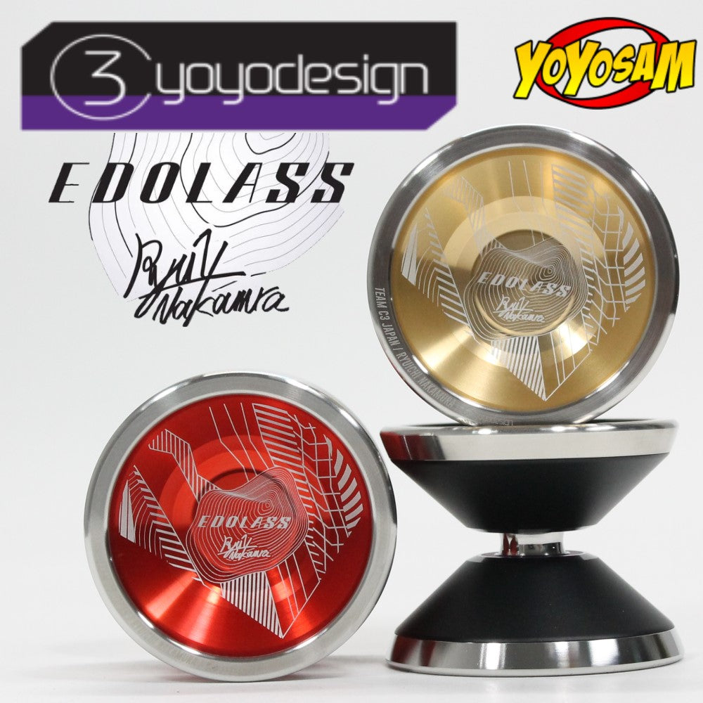 C3yoyodesign Edolass Yo-Yo - Ryuichi Nakamura's signature Bi-Metal YoY