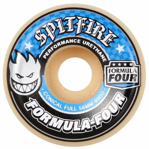 Spitfire | 53mm/99a Formula Four Conical Full Shape Wheels