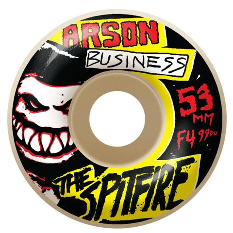 Spitfire | 53mm/99a Formula Four Arson Business Classic Shape Wheels