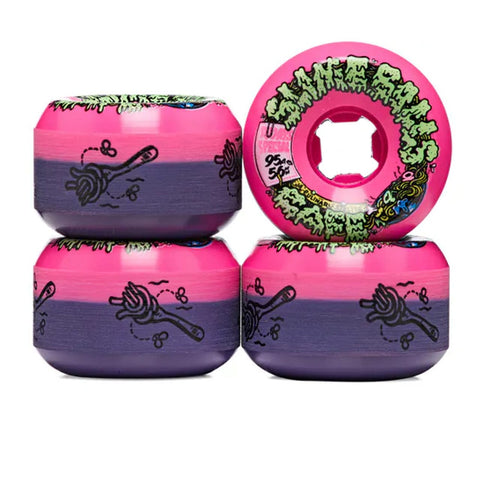 Slime Balls | 56mm/95a Double Take Cafe Vomit Mini - Pink/Black