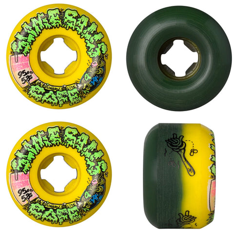 Slime Balls | 53mm/95a Double Take Cafe Vomit Mini - Yellow Black