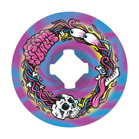 Slime Balls | 54mm Brains Speed Balls Blue Purple Swirl 99a