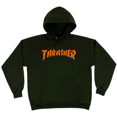 Thrasher | Burn It Down Pullover Sweatshirt - Dark Chocolate