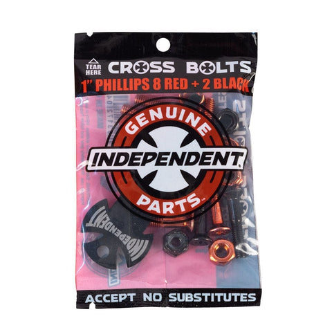 Independent | Red/Black 10 Pack Hardware With Keychain Tool
