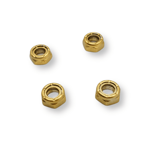 Tripin' Hardware | Axle Nuts (Set Of 4) - Gold Rush