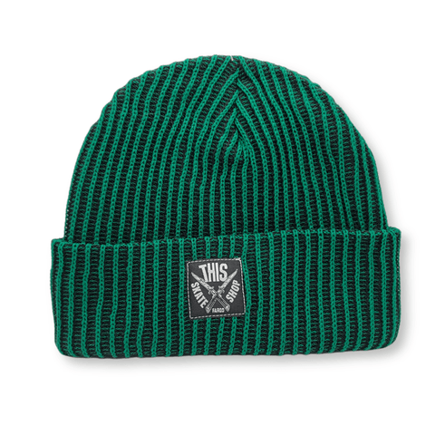 winegardspecialproducts | Korea Knit Beanie - Black/Green