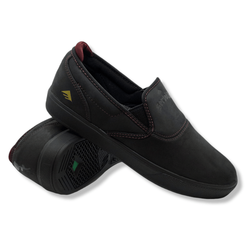 Emerica | Wino G6 Cup Slip On - Dakota Servold Black/Black/Red