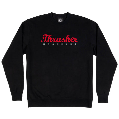 Thrasher | Script Crewneck - Black